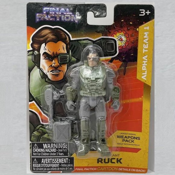 Final Faction Alpha Team 1 Sergeant Ruck Figure Measures 4 Inches - Picture 1 of 1